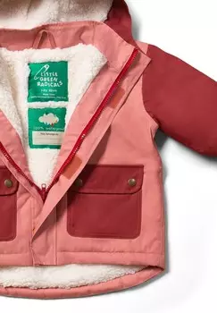 Зимнее пальто Little Green Radicals, розовый