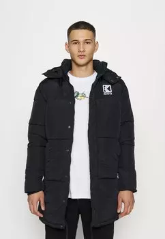 Зимнее пальто LONG HOODED PUFFER JACKET UNISEX Karl Kani, цвет black