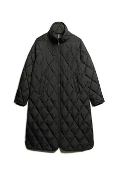 Зимнее пальто LONG Superdry, черный