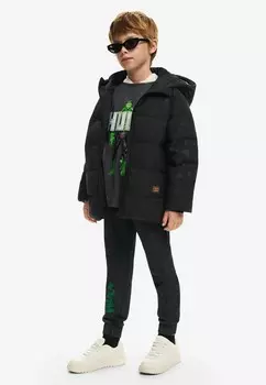 Зимнее пальто LONG WITH POCKETS Desigual, черный
