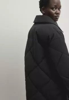 Зимнее пальто Massimo Dutti, черный