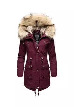 Зимнее пальто медовая фея NAVAHOO, цвет Wine