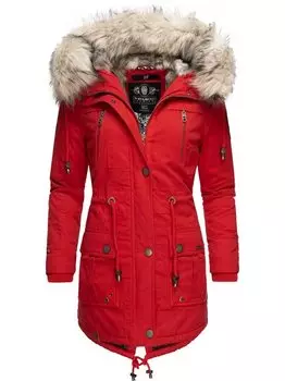 Зимнее пальто медовая фея Navahoo, красный