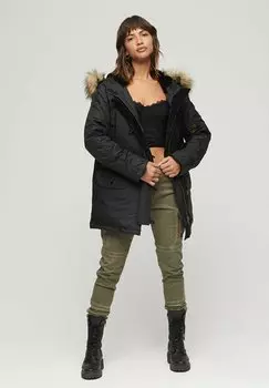 Зимнее пальто MILITARY MA1 Superdry, черный