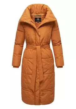 Зимнее пальто MIRENAA Navahoo, ярко-оранжевый деним