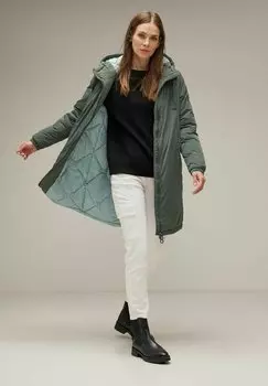 Зимнее пальто MIT 2-WEGE ZIPPER Street One, цвет grn