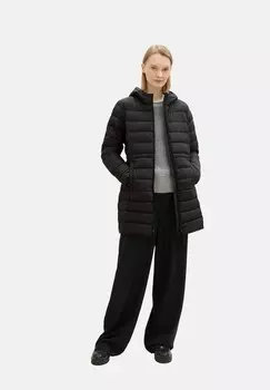 Зимнее пальто MIT KAPUZE TOM TAILOR DENIM, черный