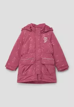 Зимнее пальто MIT PAILLETTEN s.Oliver, цвет pink
