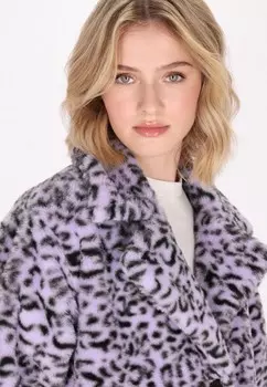 Зимнее пальто myMo, сиреневый