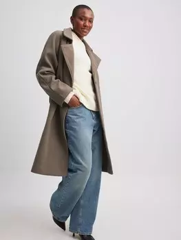 Зимнее пальто NA-KD, серый