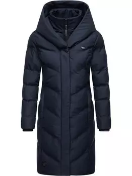 Зимнее пальто наталка меланж Ragwear, синий
