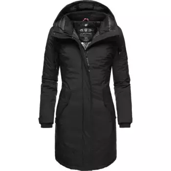 Зимнее пальто Navahoo "Letiziaa", спортивная зимняя парка с капюшоном на подкладке, черный