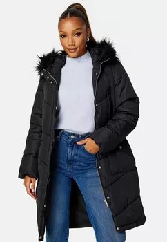 Зимнее пальто Nilla Bubbleroom, черный