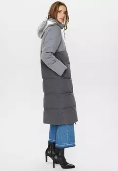 Зимнее пальто NUTRISIA NEW Nmph, серый