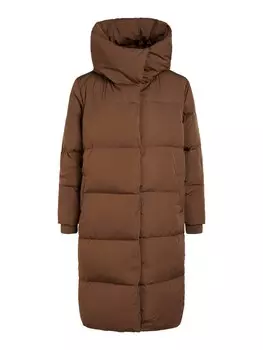Зимнее пальто OBJECT, коричневый