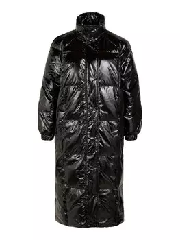 Зимнее пальто OBJECT Winter Coat, черный
