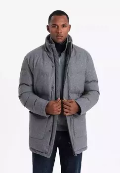 Зимнее пальто Ombre, серый