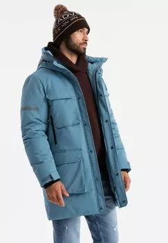 Зимнее пальто Ombre, синий