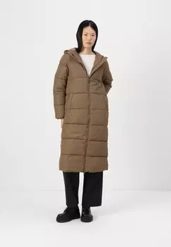 Зимнее пальто ONLMAGGI LIFE LONG PUFFER COAT ONLY, коричневый