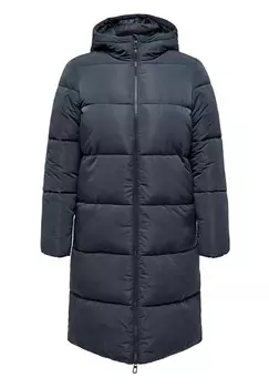 Зимнее пальто ONLY Carmakoma, темно-синий