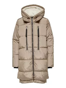 Зимнее пальто ONLY Winter Coat, песочный