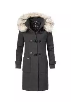Зимнее пальто оксана Navahoo, серый