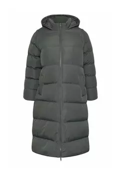 Зимнее пальто PADDED 2-IN-1 PUFFER Yours Clothing, темно-серый