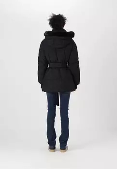 Зимнее пальто PRIMALOFT PUFFER MIDI COAT GAP, черный