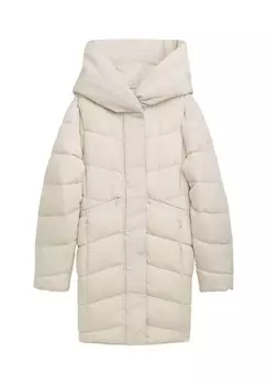 Зимнее пальто PUFFER MIT KAPUZE TOM TAILOR, бежевый