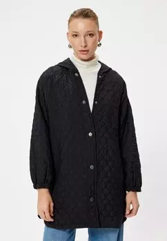Зимнее пальто QUILTED Koton, черный
