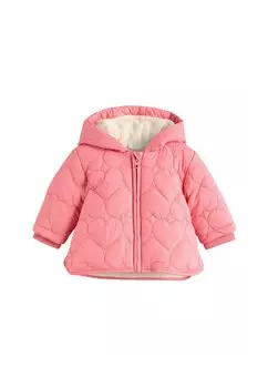 Зимнее пальто QUILTED REGULAR FIT Next, фуксия
