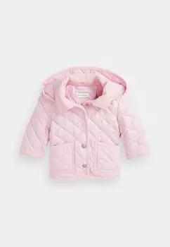 Зимнее пальто QUILTED WATER-REPELLENT BARN JACKET Ralph Lauren, светло-голубой