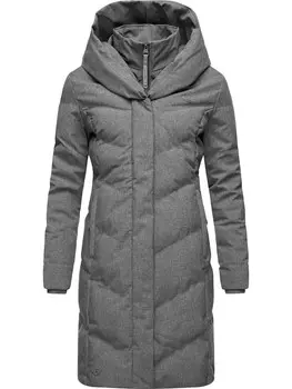 Зимнее пальто Ragwear Natalka, серебристо-серый