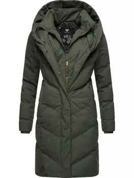 Зимнее пальто Ragwear Natalka, темно-зеленый