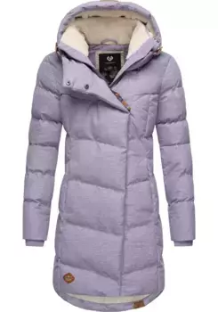 Зимнее пальто Ragwear "Павла", стильная зимняя парка с плюшевой подкладкой и капюшоном, цвет Lavendel