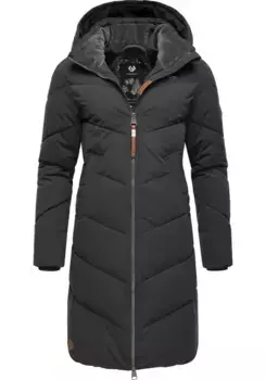 Зимнее пальто Ragwear "Ребелка", стильная зимняя парка со съемным капюшоном, цвет Kieselgrau