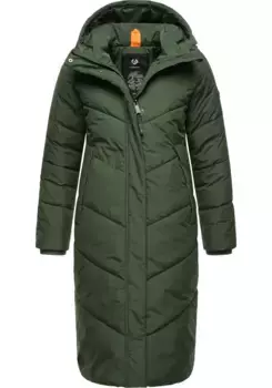 Зимнее пальто Ragwear "Суминка", непромокаемое женское зимнее стеганое пальто, зеленый