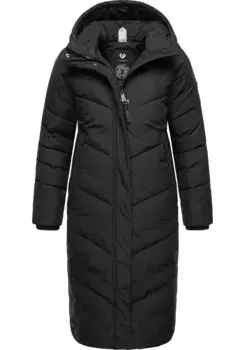 Зимнее пальто Ragwear "Суминка", непромокаемое женское зимнее стеганое пальто, черный