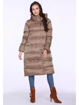 Зимнее пальто regular fit Perso, бежевый