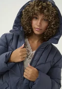 Зимнее пальто RLUFFU Cream, темно-синий