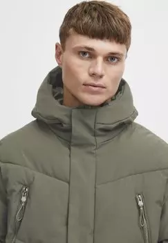 Зимнее пальто Sdgabe Long Solid, пыльный оливковый