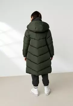 Зимнее пальто Shower Resistant Chevron Duvet Padded Coat Next, цвет khaki green