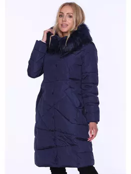 Зимнее пальто slim fit Perso, синий