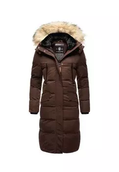 Зимнее пальто снежная звезда MARIKOO, цвет Dark Choco