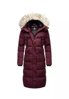 Зимнее пальто снежная звезда MARIKOO, цвет Wine