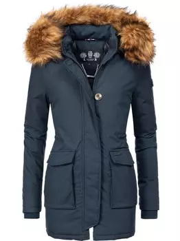 Зимнее пальто снежный ангел кнр Navahoo, синий