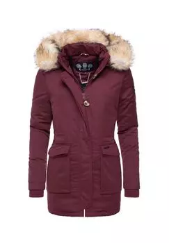 Зимнее пальто снежный ангел NAVAHOO, цвет Weinrot