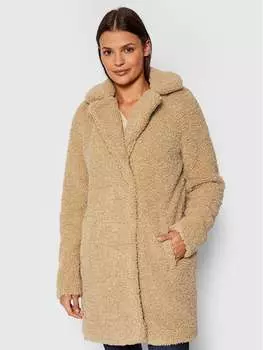 Зимнее пальто стандартного кроя Noisy May, бежевый
