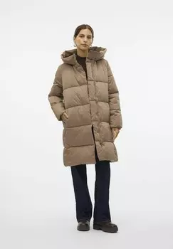 Зимнее пальто STELLA LCS Vero Moda, бежевый
