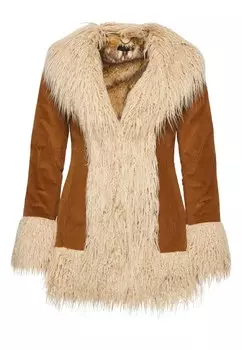 Зимнее пальто Superdry, бежевый